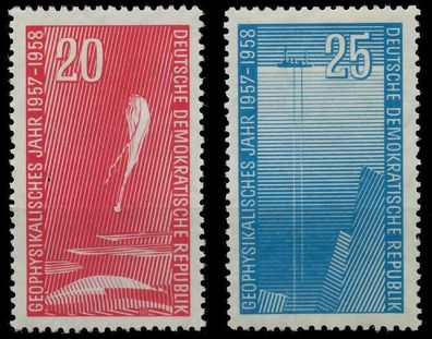 DDR 1958 Nr 616-617 postfrisch SB91E62