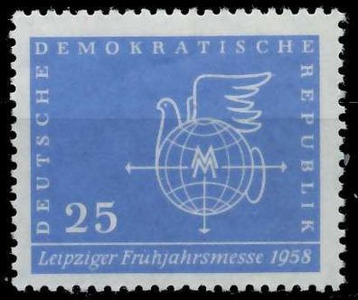 DDR 1958 Nr 619 postfrisch SB91E82