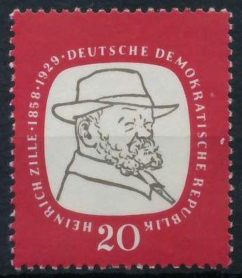 DDR 1958 Nr 625 postfrisch SB91EBE
