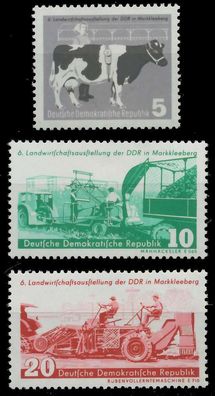 DDR 1958 Nr 628-630 postfrisch SB91EDE