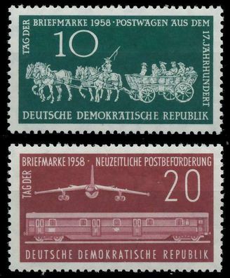 DDR 1958 Nr 660-661 postfrisch SBA0606