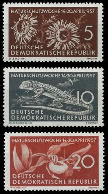 DDR 1957 Nr 561-563 postfrisch SBA06EE