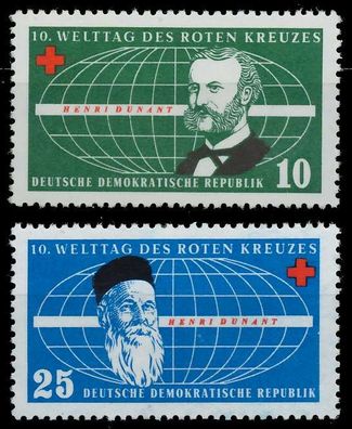 DDR 1957 Nr 572-573 postfrisch SBA0776