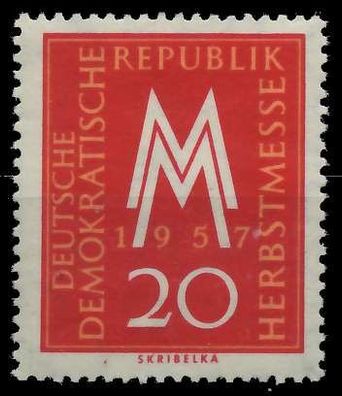 DDR 1957 Nr 596 postfrisch SBA0902
