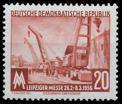 DDR 1956 Nr 518 postfrisch SBA0B3E