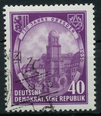 DDR 1956 Nr 526 gestempelt X9658F2