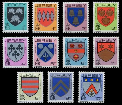 JERSEY 1981 Nr 242A-252A postfrisch SE6690E