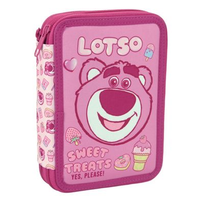 Disney Toy Story Lotso Jam gefülltes 2-stöckiges Federmäppchen