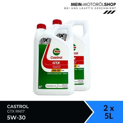 Castrol GTX 5W-30 RN17 2x5 Liter