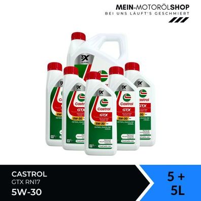 Castrol GTX 5W-30 RN17 5 + 5 Liter