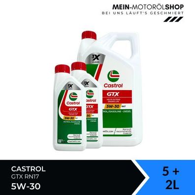 Castrol GTX 5W-30 RN17 5 + 2 Liter