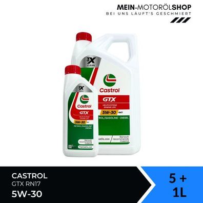 Castrol GTX 5W-30 RN17 5 + 1 Liter