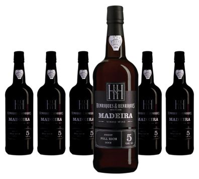 6 x Henriques & Henriques Finest Full Rich Aged 5 years