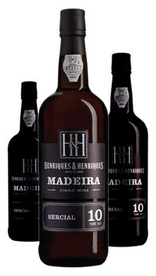 3 x Henriques & Henriques Sercial Aged 10 years Madeira