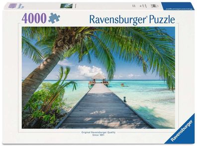 Traumstrand auf den Malediven - Puzzle 4000 Teile Ravensburger