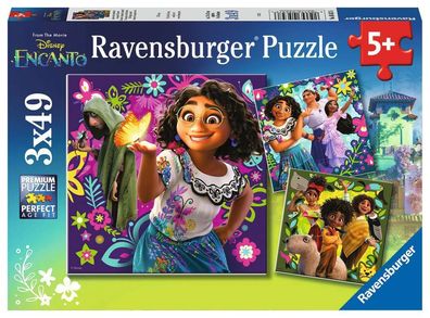 Disney Encanto - Puzzle 3 x 48 Teile Ravensburger Kinderpuzzle Geschenk Spiel