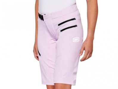 100% Airmatic Womens Shorts L Lavender - komfortable All-Mountain Bikeshorts