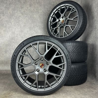 Winterräder Porsche 992.2 20/21" Original RS Spyder Design Felgen 992044631H TOP