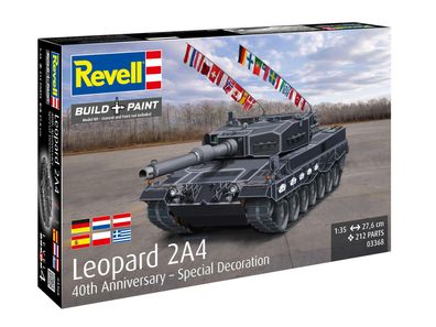 Revell Leopard 2A4 Special Decoration 40th in 1:35 Bausatz 03368 Panzer Annivers