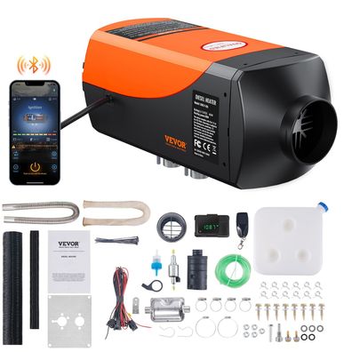 VEVOR Dieselheizung Standheizung 12V 8kW LCD Bluetooth-APP