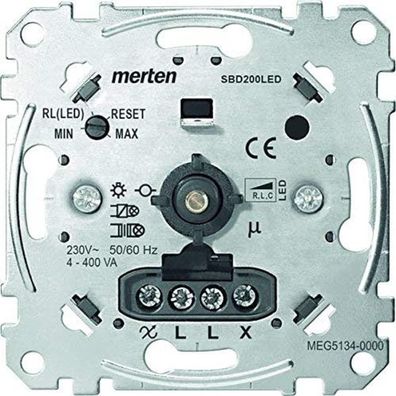 Defekt Merten Universal-Drehdimmer 4-400W MEG5134-0000 Unterputz