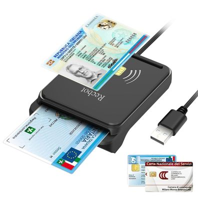 Recbot CIE 3.0 NFC SmartCard-Lesegerät Personalausweis USB 2.0 Windows