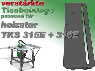 Tischeinlage passend für Holzstar Tischkreissäge TKS 315E, 316E, 0590231624