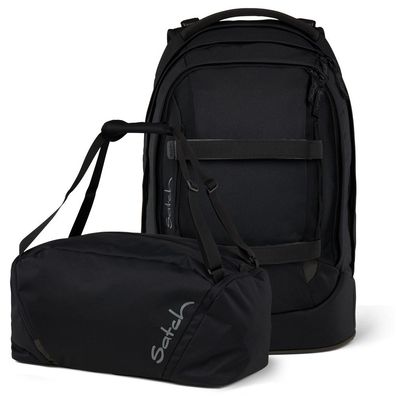 satch pack Set aus pack + Sporttasche PakDuf-25, Blackjack, Mädchen & Jungen