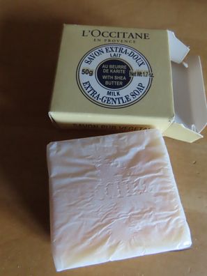 Seife L´ Occitane en Provence Milk mit Shea Butter 50g