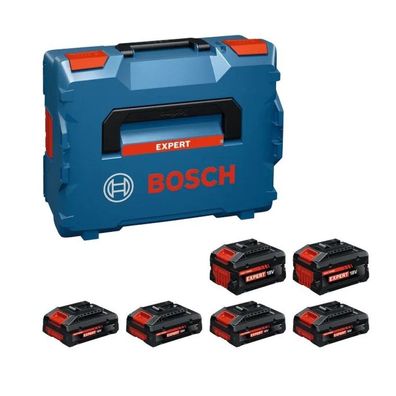 BOSCH Batterie 18V 4,0Ah EXPERT 4 Stück + 8,0Ah 2 Stück LB