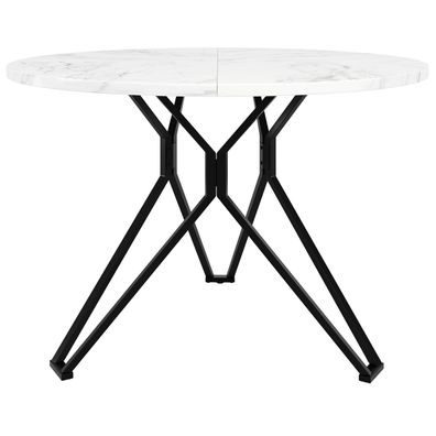 Sonnenh Couchtisch 100 x 100 x 76 cm Schwarz MDF Wohnzimmer