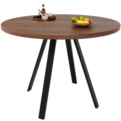 Sonnenh Esstisch 80 x 80 x 75 cm Schwarz MDF Esszimmer