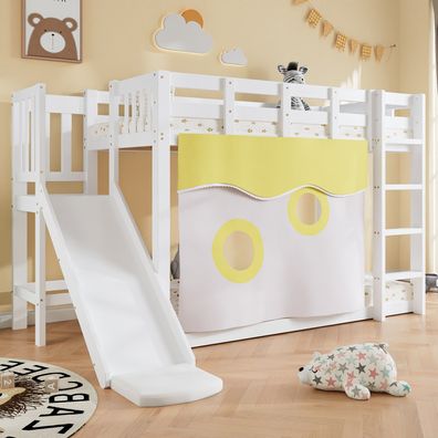 Sonnenh Etagenbett Weiß 90 x 200 cm