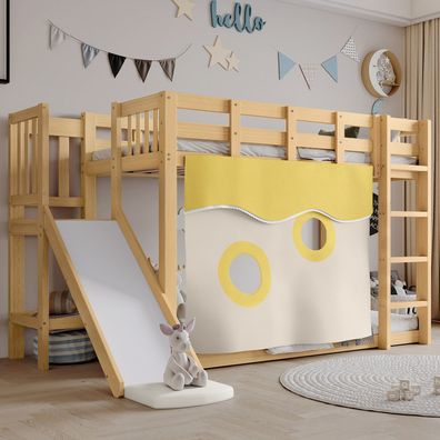 Sonnenh Etagenbett Natur 90 x 200 cm
