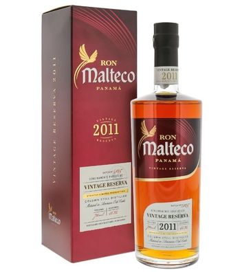 Ron Malteco Vintage Reserva 2011 Rum (42,3 % vol, 0,7 Liter)