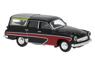 Wartburg 311 Camping schwarz, H0 Auto Modell 1:87, Brekina 27122
