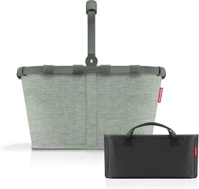 reisenthel Set Carrybag + Organizer BKBX, twist sage + black, Unisex