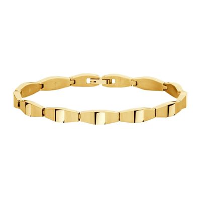 Boccia Schmuck Damen-Armband Titan Goldplattiert 03076-02