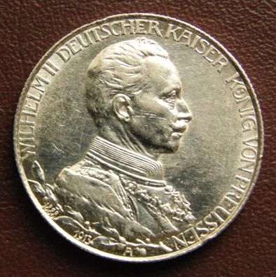 Preussen. 2 Mark 1913 A, 25 jähriges Regierungsjubiläum