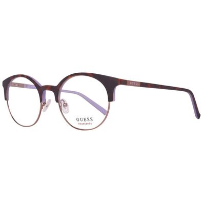 Guess GU3025 51052 Brillengestelle GU3025 052 Rund Brillengestelle 51, Braun