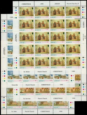 JERSEY Nr 529KB-532KB postfrisch X7C7CFE