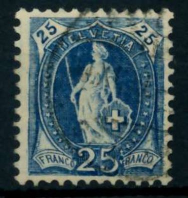 Schweiz ST. HELV Nr 67C gestempelt X746A46