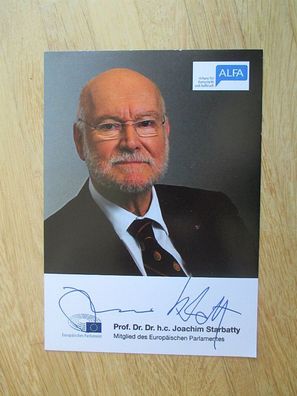 ALFA Politiker Prof. Dr. Dr. Joachim Starbatty - handsigniertes Autogramm!!!