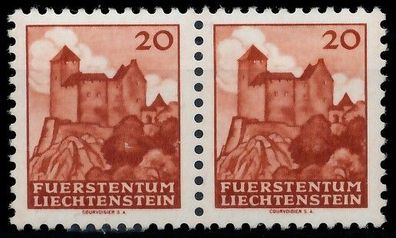 Liechtenstein 1943 Nr 223 postfrisch WAAGR PAAR X1392FE
