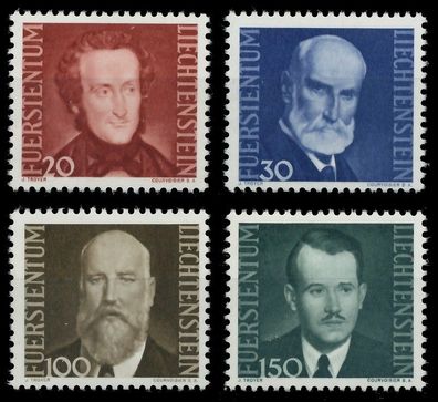 Liechtenstein 1943 Nr 214-217 postfrisch X139346