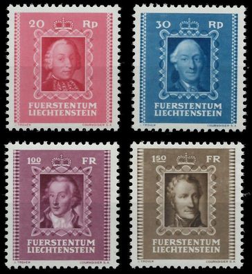 Liechtenstein 1942 Nr 207-210 postfrisch X1393DA