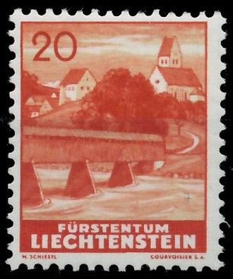 Liechtenstein 1937 Nr 160 ungebraucht X1395FE