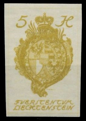 Liechtenstein 1920 Nr 17 postfrisch X1397B6