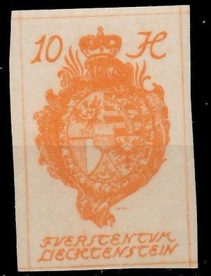 Liechtenstein 1920 Nr 18 ungebraucht X1397BA