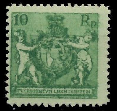 Liechtenstein 1921 Nr 50B ungebraucht X139876